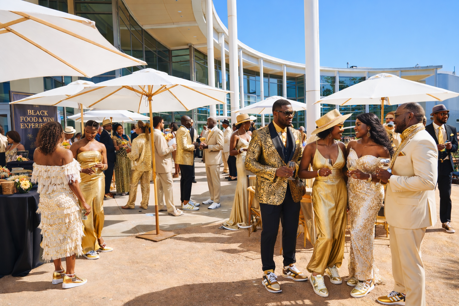 Guests at the Black Food & Wine Experience in Napa Valley